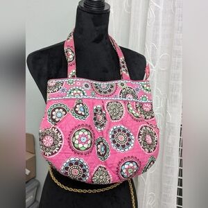 Vera Bradley Audrey Cupcake Pink Shoulder Bag
